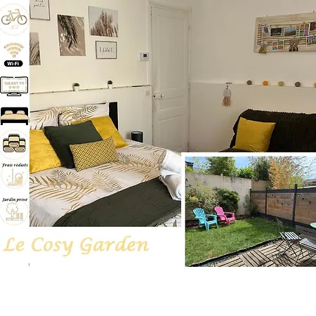 Au Cosy Garden Apartment Reims